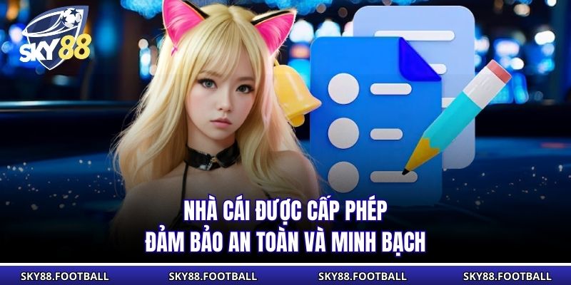 Nhà cái được cấp phép đảm bảo an toàn và minh bạch